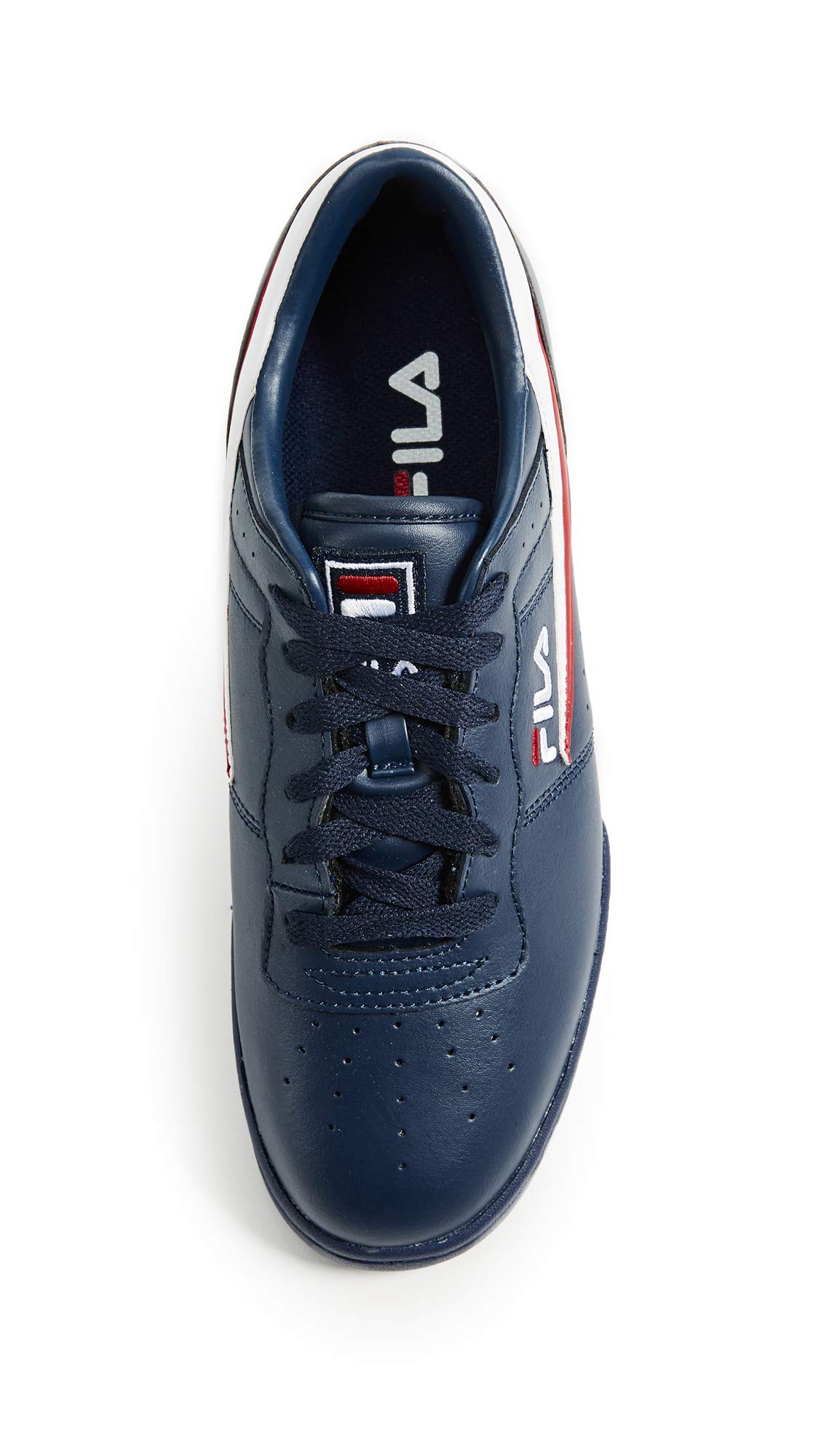 Fila Men's Original Fitness Leather Classic Sneakers - Comfortable Retro Running Shoes for Gym, Workout & Casual Wear