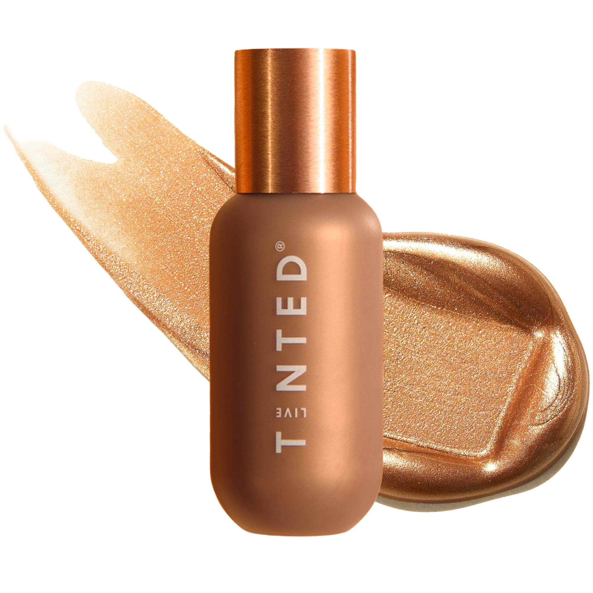 Live Tinted Hueglow Liquid Highlighter Drops - Lightweight Serum-Infused Face Highlighter for Natural Glow, Non-Greasy & Hydrating Formula, Vegan & Cruelty-Free, Dusk Shade 1.7fl oz / 50mL - Perfect for Everyday Wear & Special Occasions