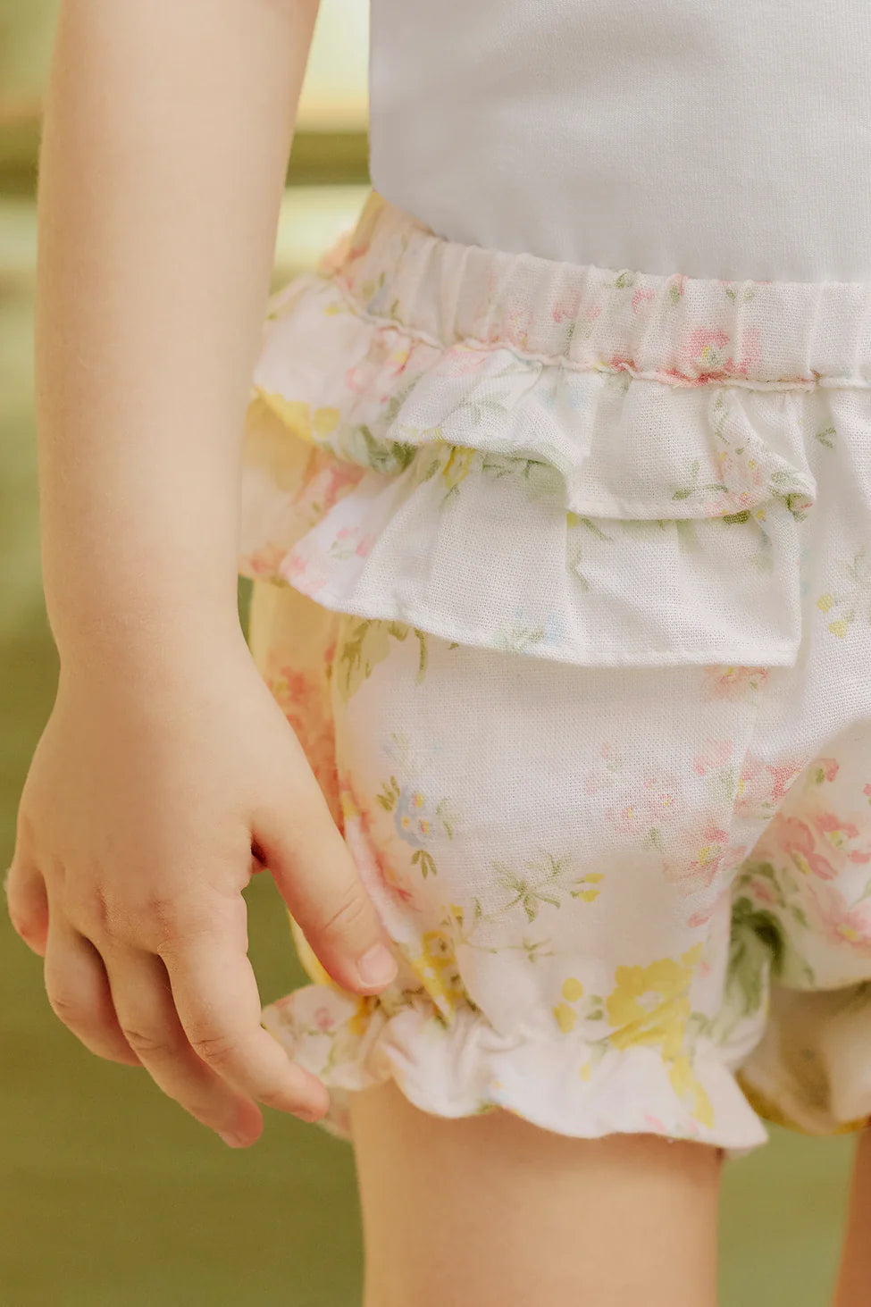 Tartine Et Chocolat Floral Print Bloomer Set for Baby Girls - Soft Cotton Underwear & Sleepwear for Newborns, Infants and Toddlers - Perfect for Playtime, Bedtime and Photo Shoots