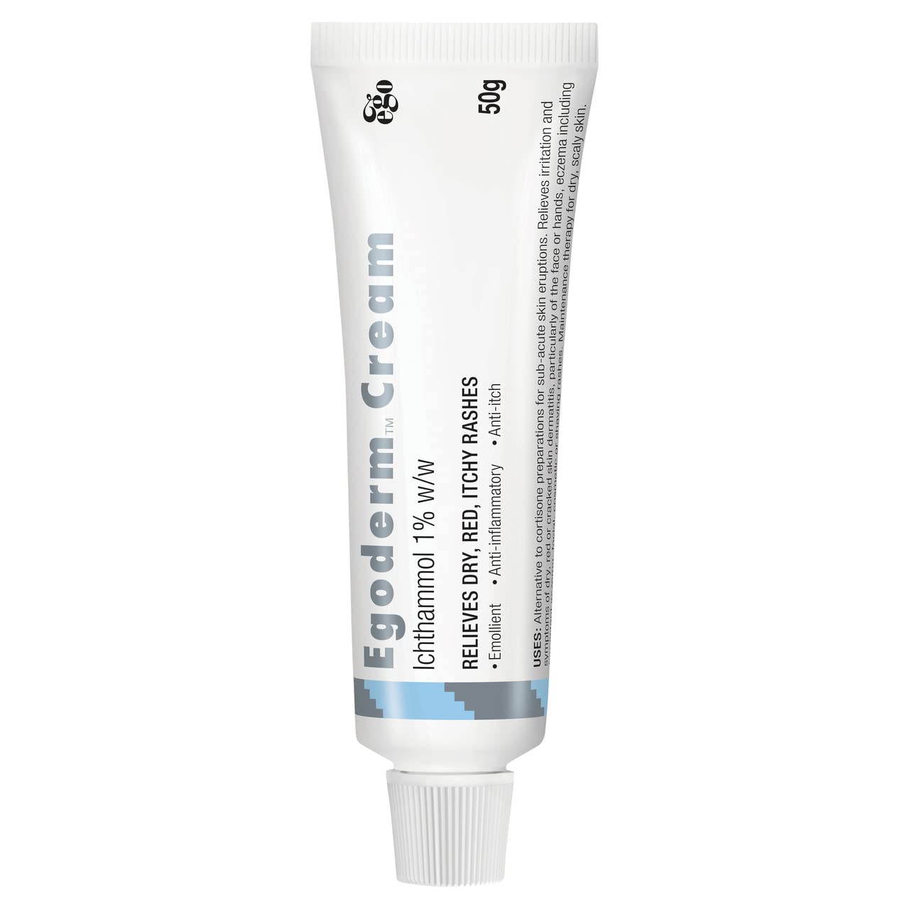 Egoderm Cream 50G - Premium Moisturizing & Nourishing Face Cream for Dry Skin | Day & Night Use for Hydration & Anti-Aging | Perfect for Daily Skincare Routine & Travel