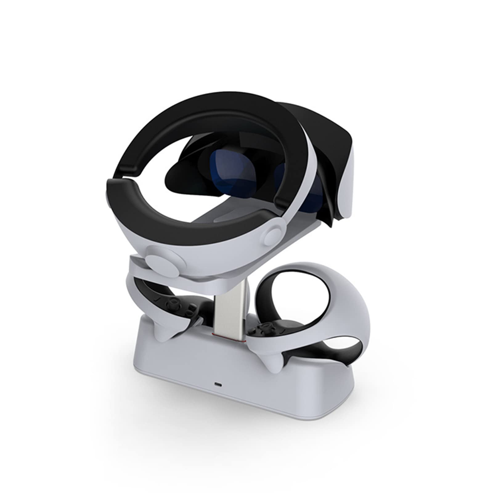Magnetic Charging Dock for PS5 VR2 Controller - Fast Charging Station with VR Headset Stand & LED Indicator | Perfect for PS VR2 Gaming Setup & Organized Playstation Accessories Storage