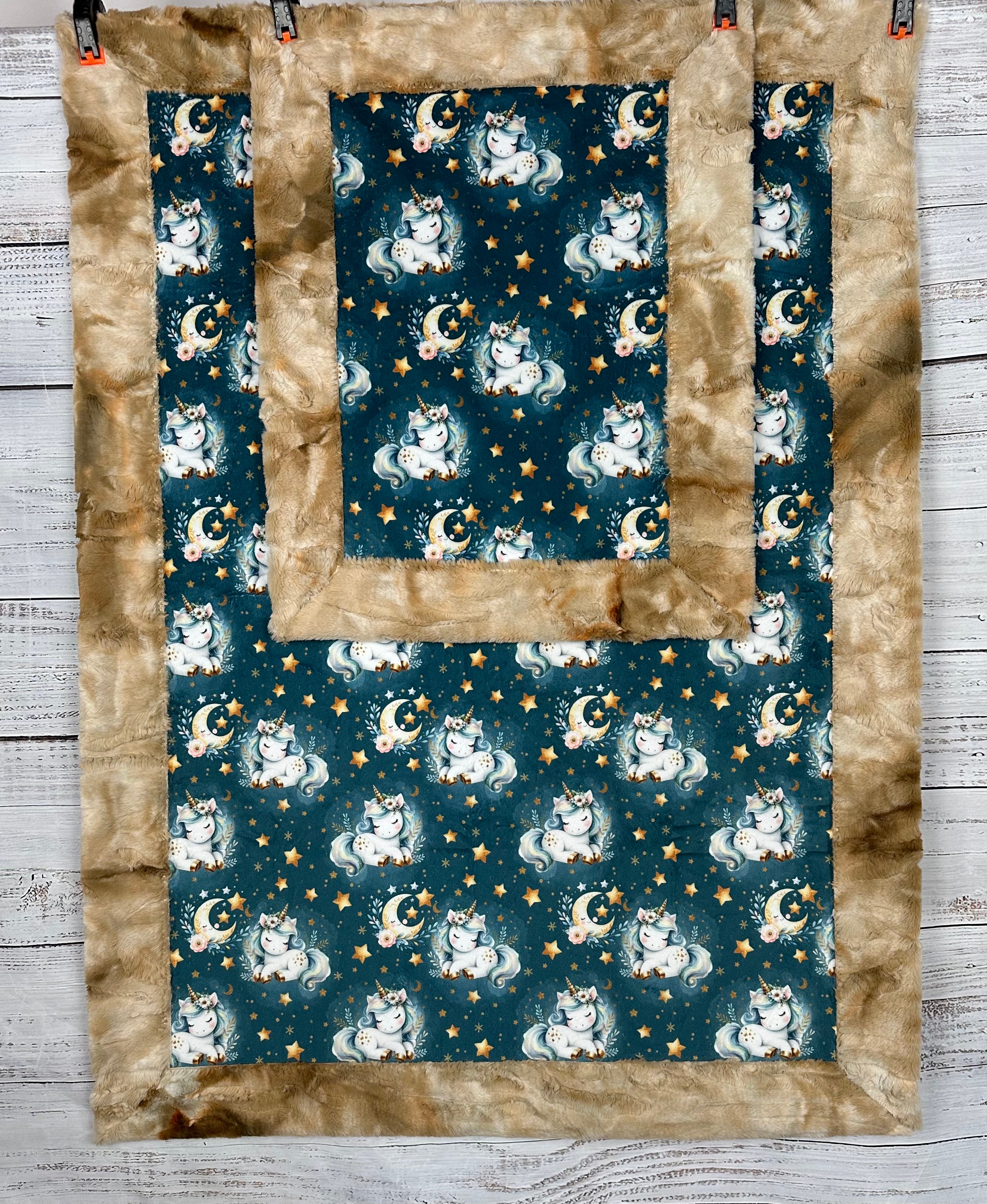 Soft Tie Dye Unicorn Baby Blanket 34x45