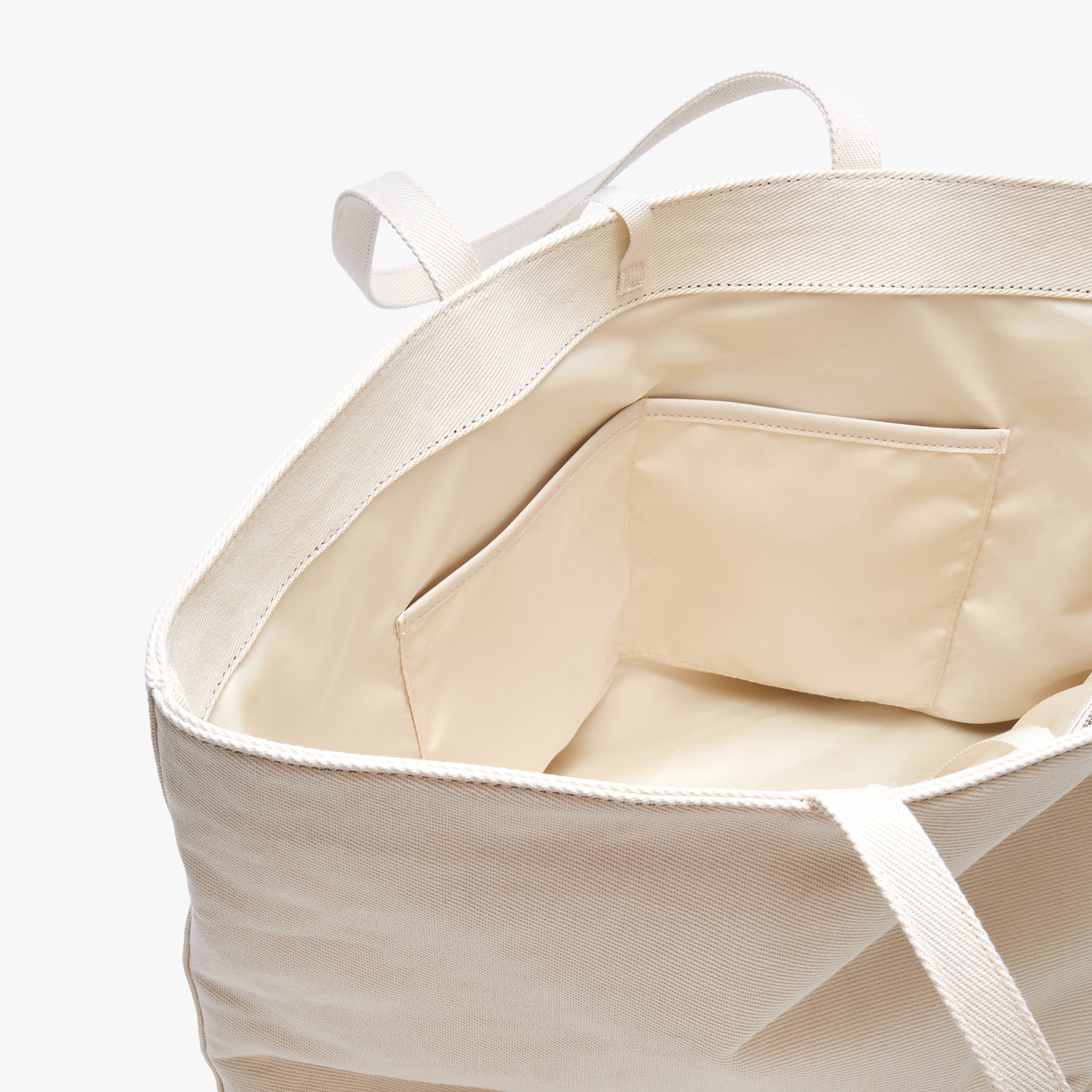 APT All-Purpose Tote Bag - Premium Ivory Cotton Tote for Women - Perfect for Work, Gym, Beach & Shopping