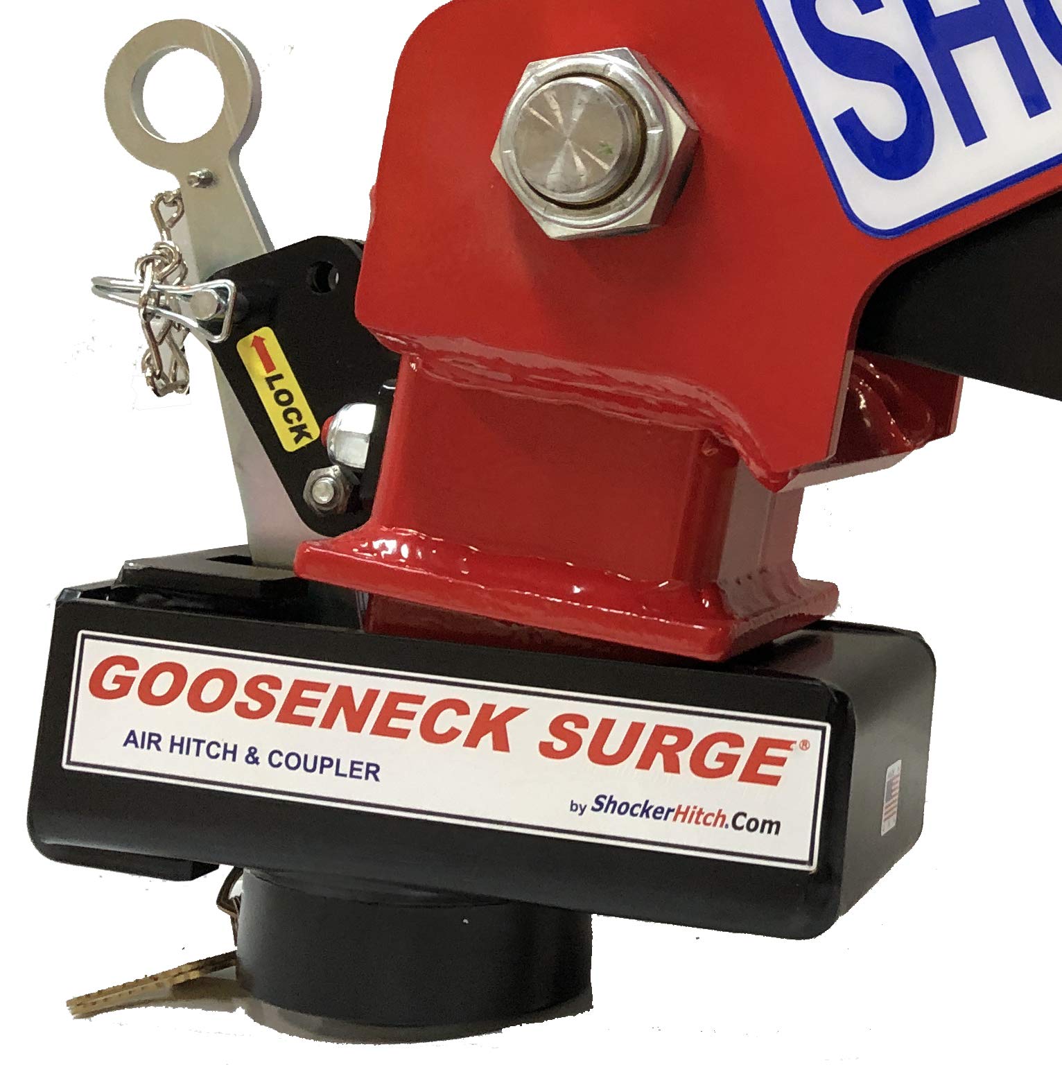 Shift Lock Gooseneck Coupler Lock Kit - Heavy Duty Trailer Hitch Lock for Secure Towing - Perfect for Horse Trailers, Boat Trailers, and RV Towing Safety