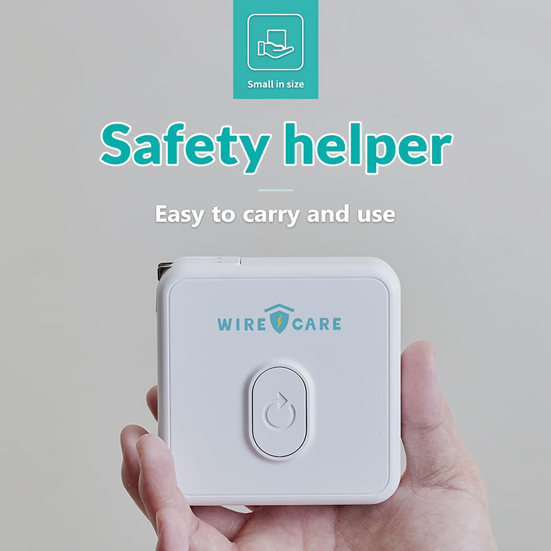 Brook Livin WIRECARE Plug-in Outlet Tester with 3-Color LED Indicator - Electrical Socket Tester for Home Safety | Prevent Fire Hazards & Check Wiring Health | Ideal for Home Inspection, DIY Electrical Testing & Safety Maintenance