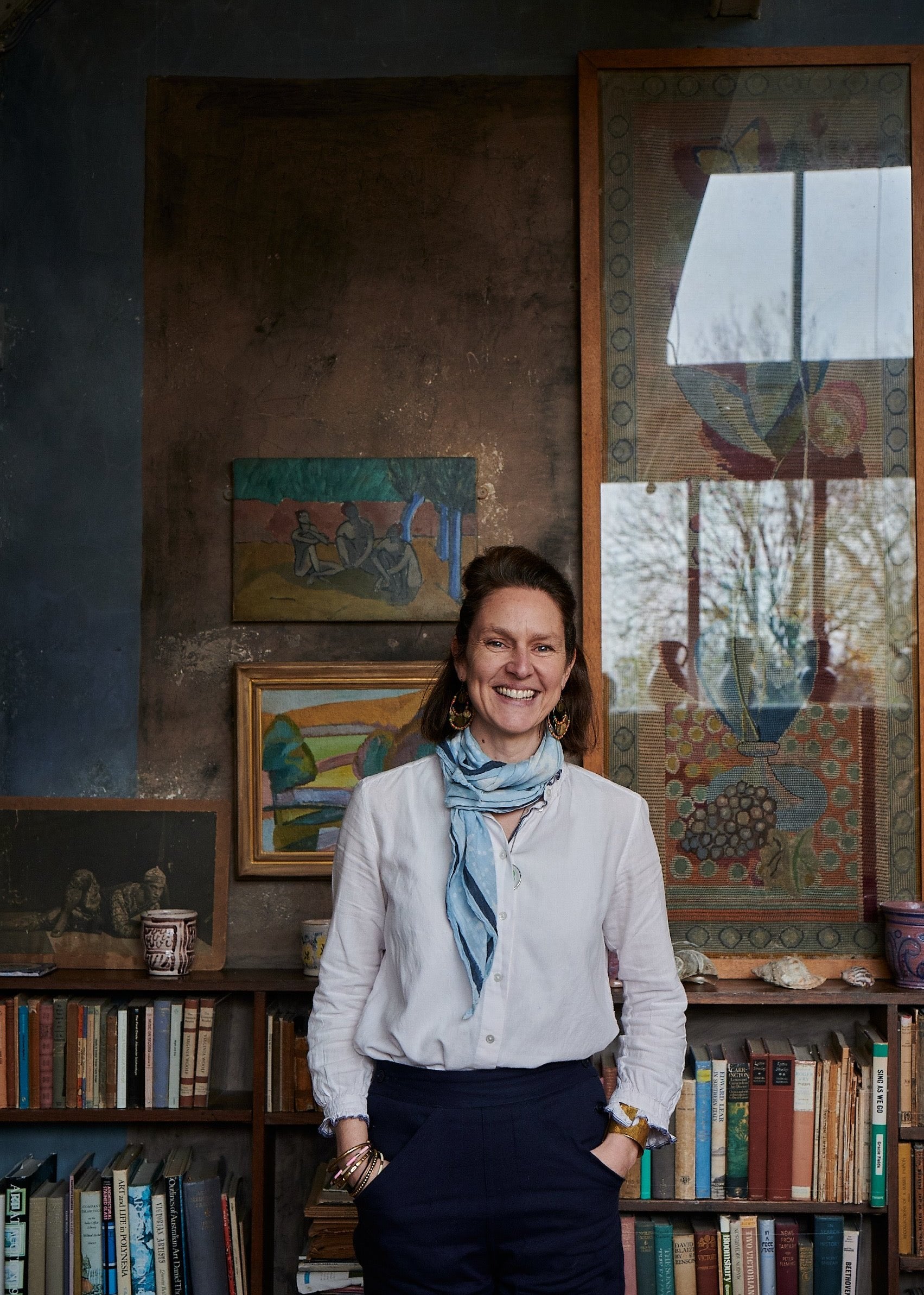 Handmade Block Printing Lampshade - DIY Workshop in Charleston, Firle, East Sussex | Perfect for Home Decor & Creative Gifts