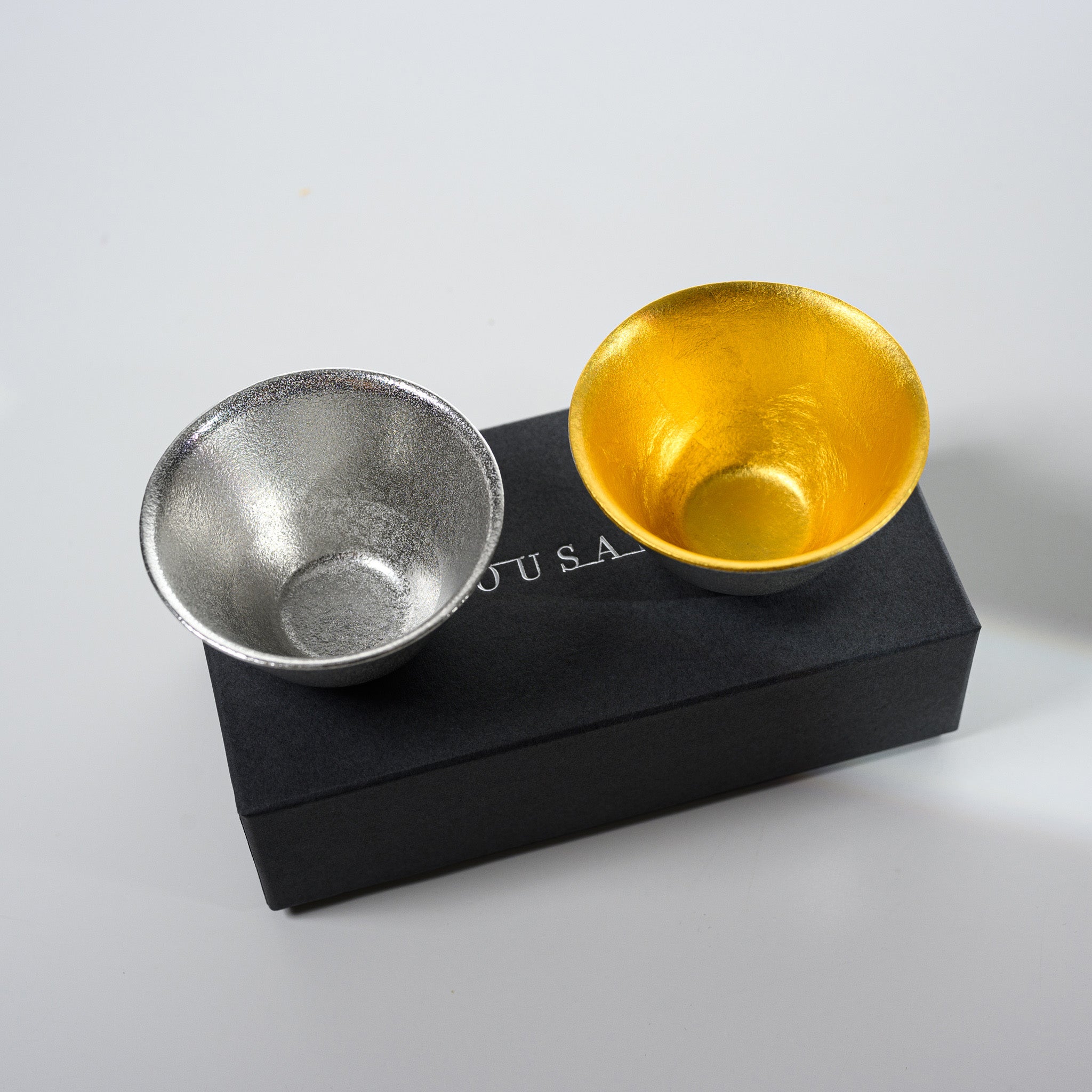 NOUSAKU Japanese Sake Cup Set - Traditional Handcrafted Kiki Pair Cups for Sake Tasting, Gift Giving & Japanese Tea Ceremony