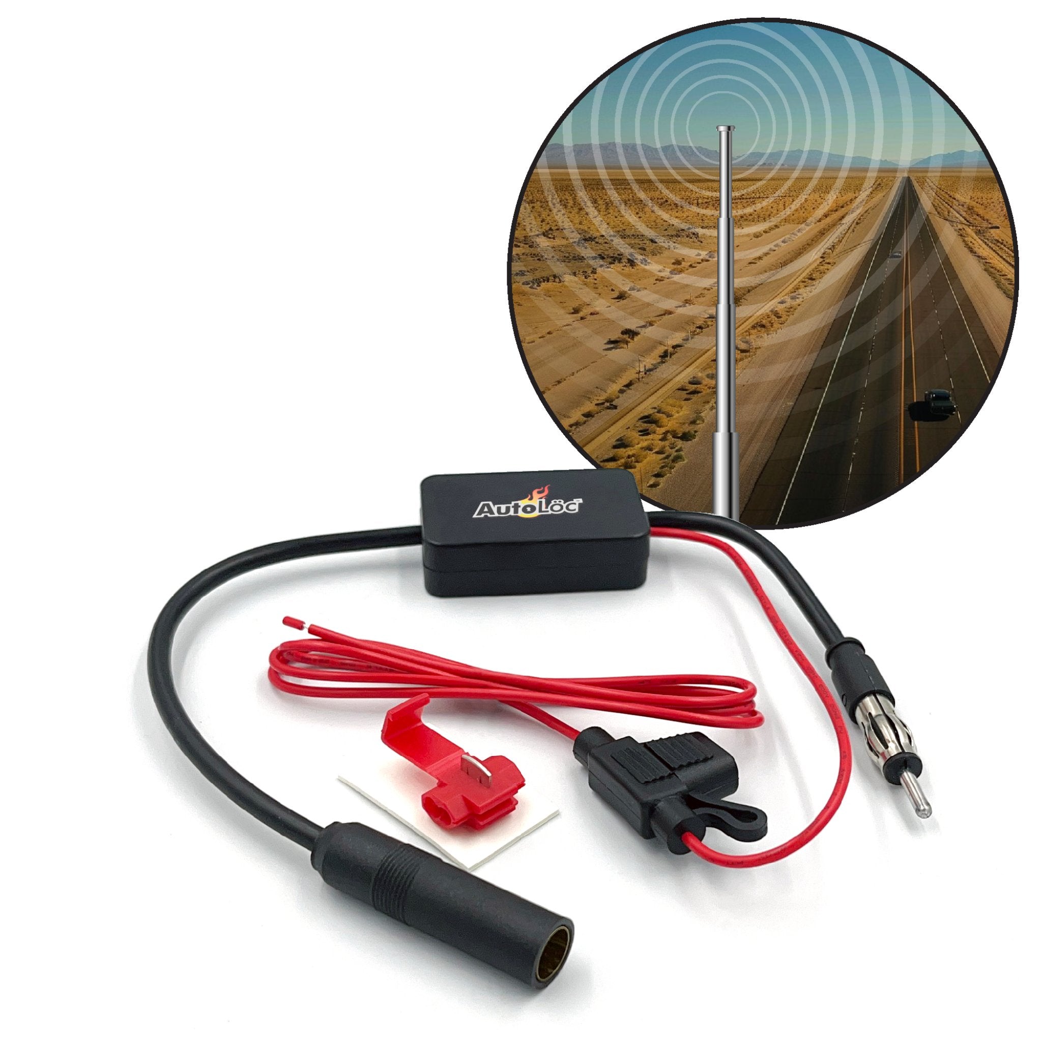 1901-1907 Oldsmobile Curved Dash Direct Fit AM/FM Stereo Radio Antenna Signal Booster & Cleaner - Enhances Car Audio for Classic Car Restoration & Vintage Auto Shows