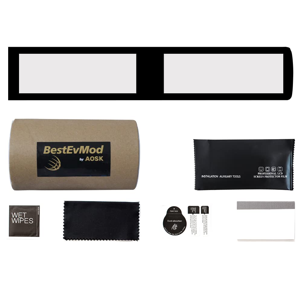 BestEvMod Matte Screen Protector for Hyundai Ioniq5 2022 | Anti-Glare Navigation Touch Screen Cover | LHD Compatible | Perfect for Road Trips & Daily Commuting