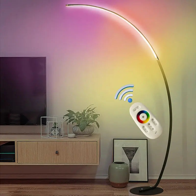 Alisya Adjustable Floor Lamp with Articulating Arm - Modern LED Reading Light for Living Room, Bedroom, or Office - Dimmable Task Lighting for Study, Work, and Relaxation