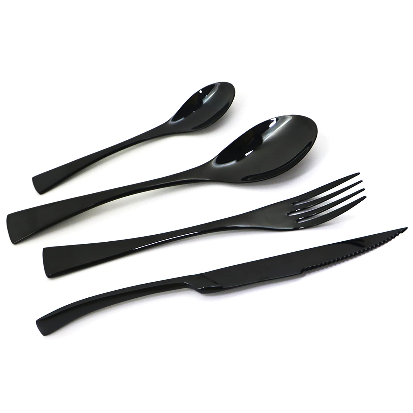 4-Piece Premium 18/10 Stainless Steel Dinner Forks Set - 8.46 Inch Elegant Dessert Forks for Fine Dining, Wedding Parties & Formal Table Settings