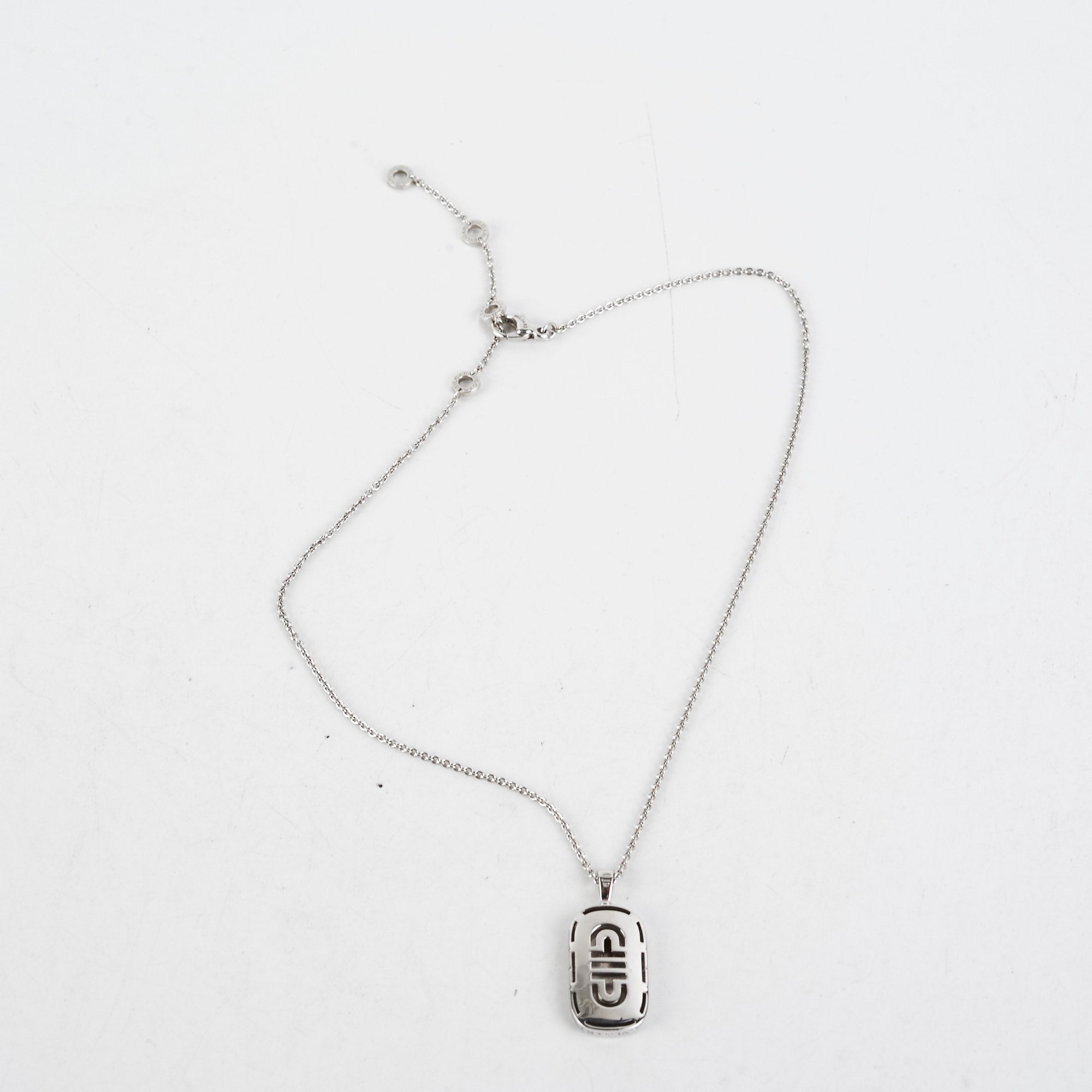 Bvlgari Parentesi 18K White Gold Necklace for Women - Luxury Italian Jewelry Gift for Anniversary, Birthday & Special Occasions