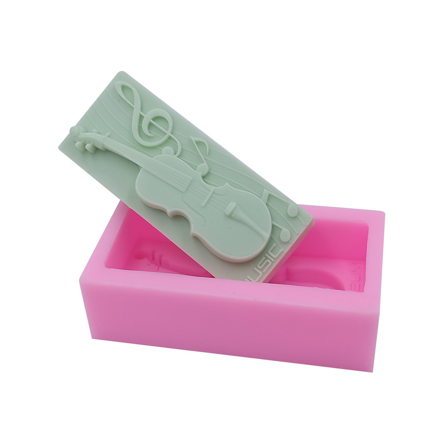 Premium Monqui Violin Silicone Molds for Soap, Candle, Resin & DIY Crafts - Perfect for Handmade Gifts, Home Decor & Art Projects