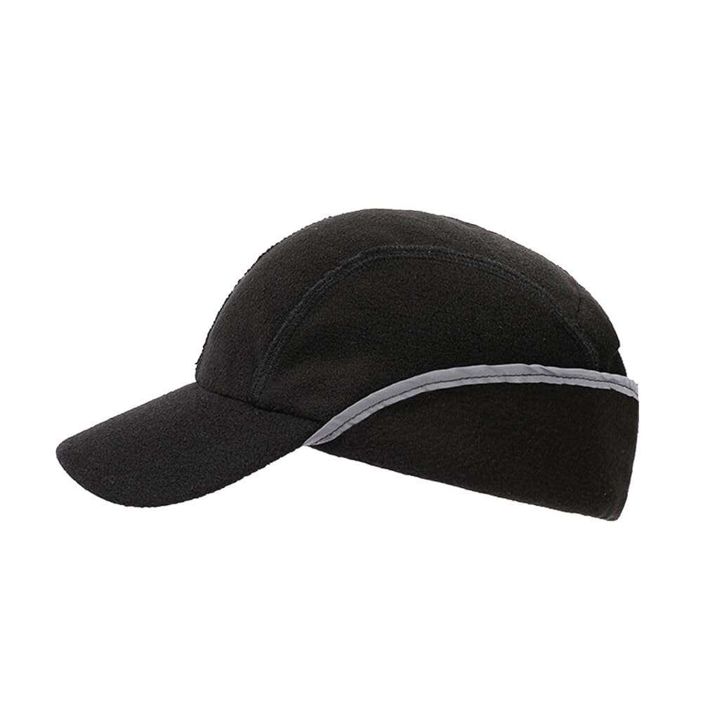 iKASUS Winter Warm Baseball Caps for Men & Women - Fleece Lined Fitted Hats for Outdoor Cycling, Running & Winter Sports - Foldable Earmuffs for Cold Weather Protection - Perfect for Skiing, Hiking & Daily Winter Wear