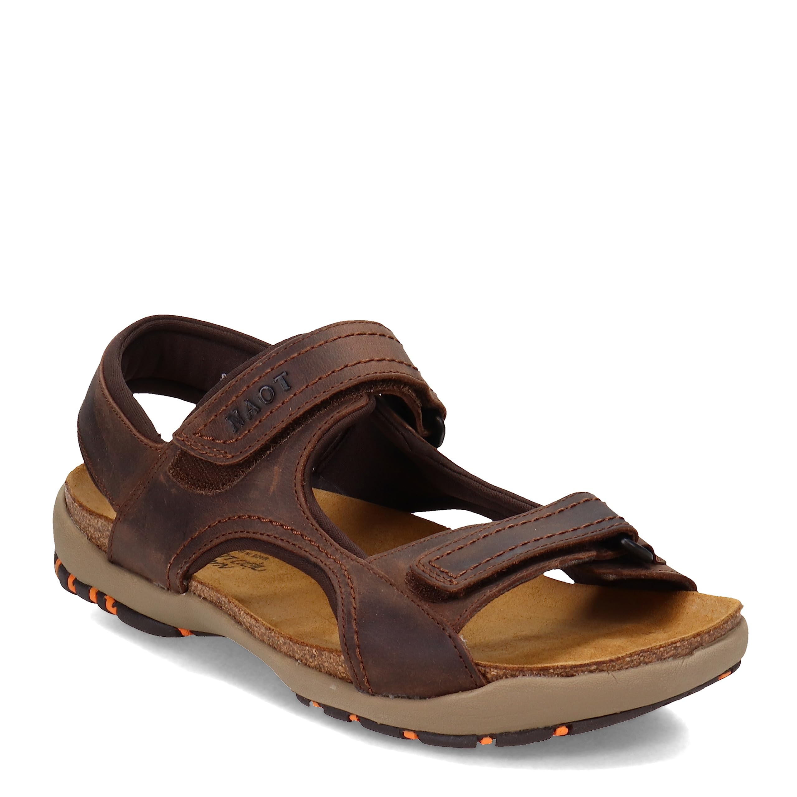 NAOT Men's Electric Sandal - Comfortable Leather Walking Sandals for Men with Arch Support | Perfect for Summer, Beach, Travel & Casual Wear
