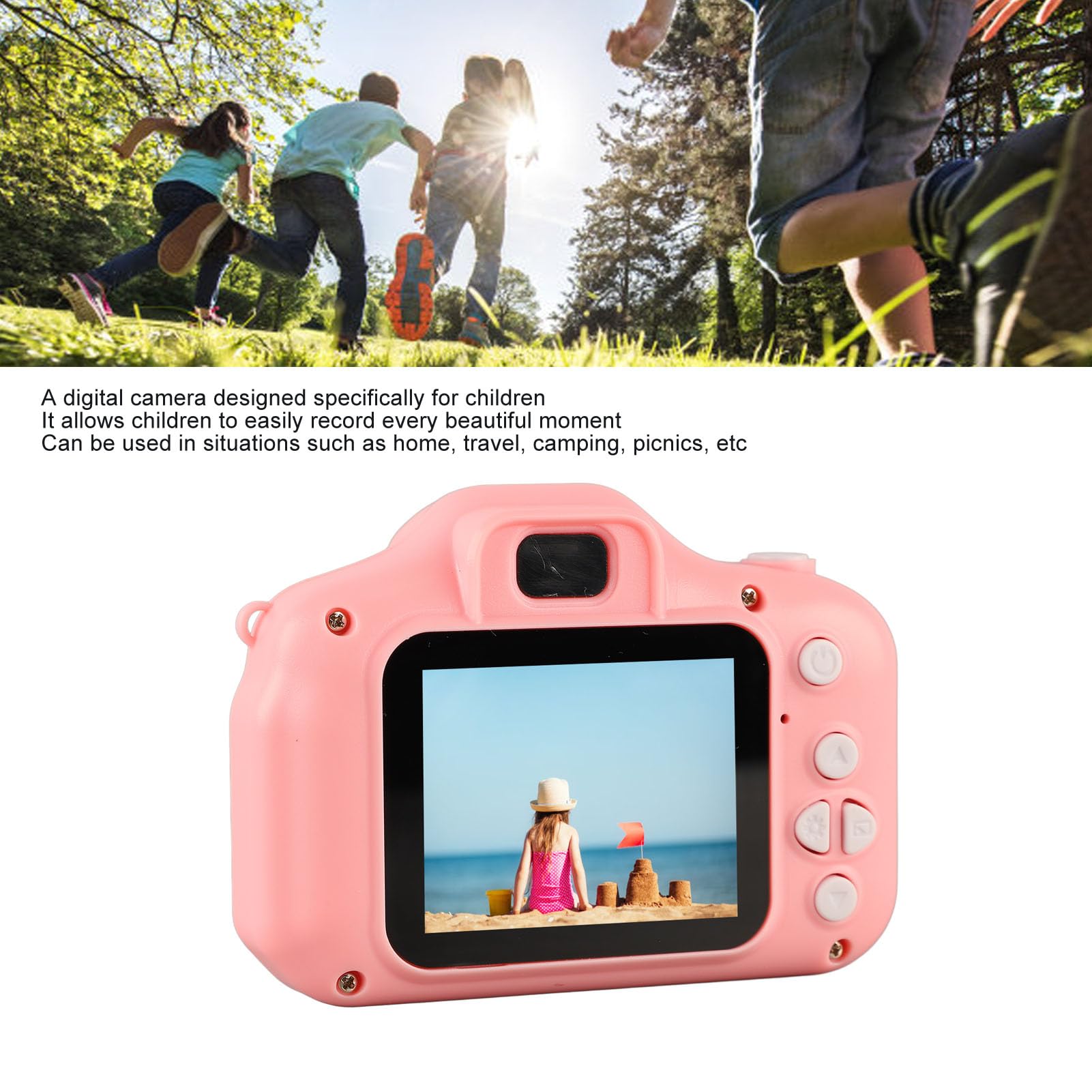 Kids Digital Camera Toy - HD Video Camera for Boys & Girls Ages 3-9 | Christmas & Birthday Gift for Toddlers | Perfect for Outdoor Adventures, Family Travel & Creative Play