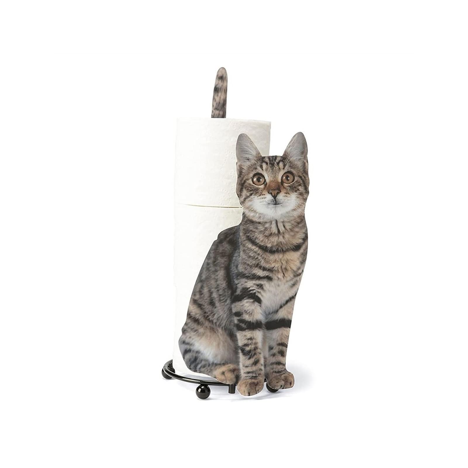 Cat-Shaped Toilet Paper Holder - Cute Bathroom Tissue Storage Rack for Cat Lovers - WC Paper Stand & Towel Dispenser (Color A) - Perfect for Bathroom, Kitchen & Pet-Friendly Home Decor