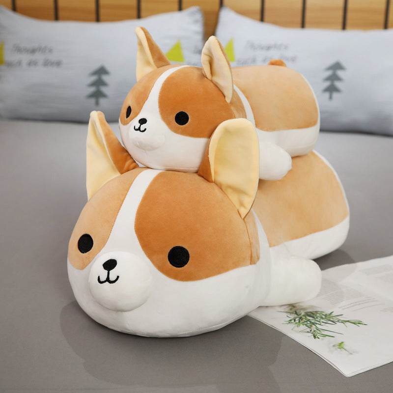 Giant Kawaii Corgi Plush Toy - Extra Large Soft Stuffed Animal Dog for Kids & Adults - Perfect for Cuddling, Home Decor, and Gift Giving