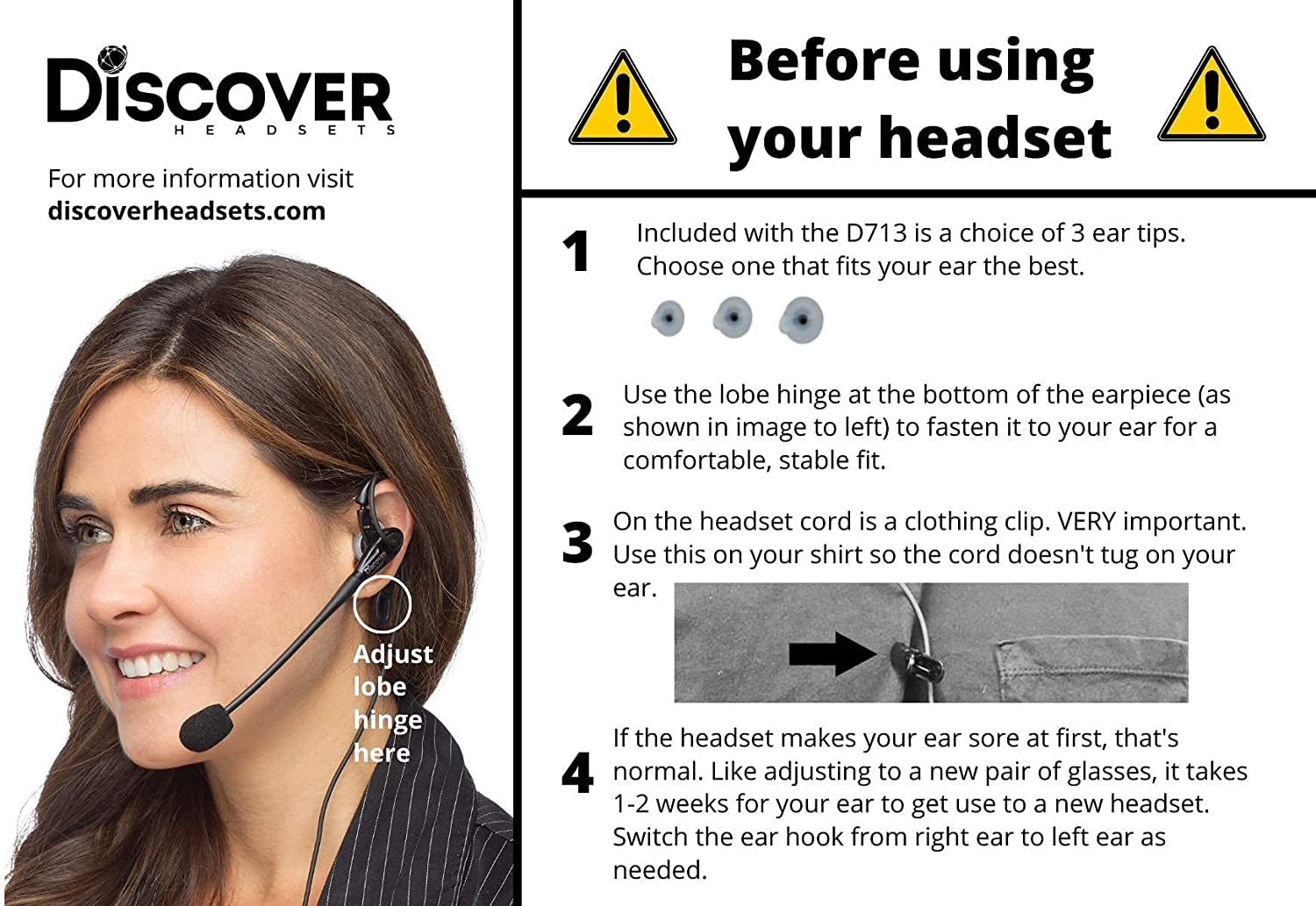 D713U USB Wired Headset with Noise Cancelling Mic for PC - Compatible with Zoom, Microsoft Teams, Cisco (USB-A/USB-C) - Perfect for Remote Work, Online Classes & Call Center Use