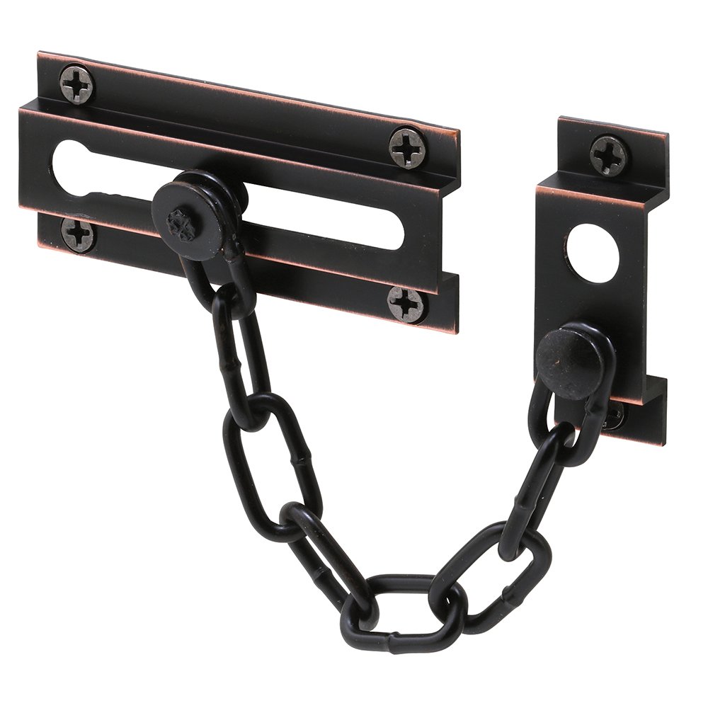 Defender Security U 10305 Heavy Duty Door Chain Lock - 3-5/16