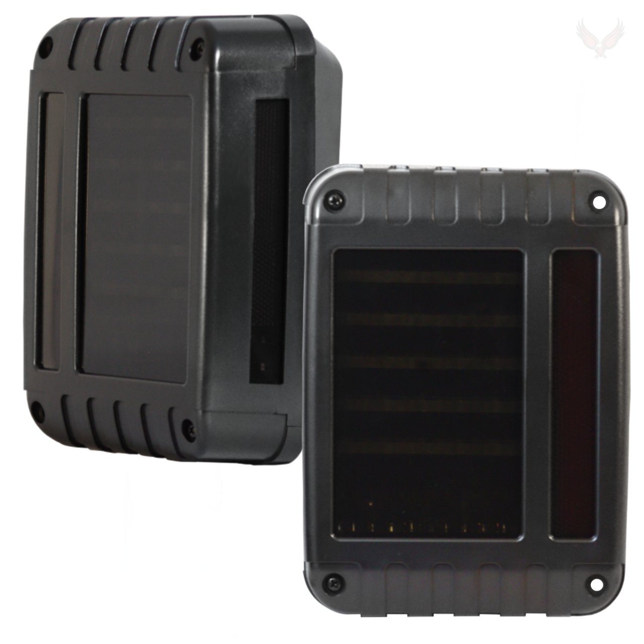 Eagle Lights Black LED Generation II Tail Lights for Jeep Wrangler JK & JL - High Visibility, Durable Off-Road Lighting for Night Driving & Adventure