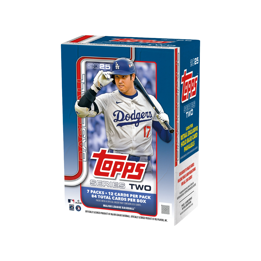 Topps Baseball Series 2 2025 Value Box - 100+ Trading Cards with Exclusive Inserts | Collectible Sports Cards for Baseball Fans & Card Collectors | Perfect for Trading, Gifting, and Displaying in Your Collection