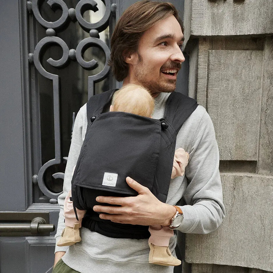 Limas Carrier Flex - Premium Black Baby Carrier for Hands-Free Comfort | Perfect for Hiking, Travel & Everyday Use with Newborns & Toddlers