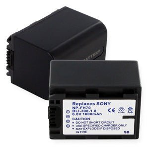 Original Sony NP-FH70 Rechargeable Li-ion 1800mAh Battery for Sony Cameras - Perfect for DSLR, Mirrorless & Video Recording
