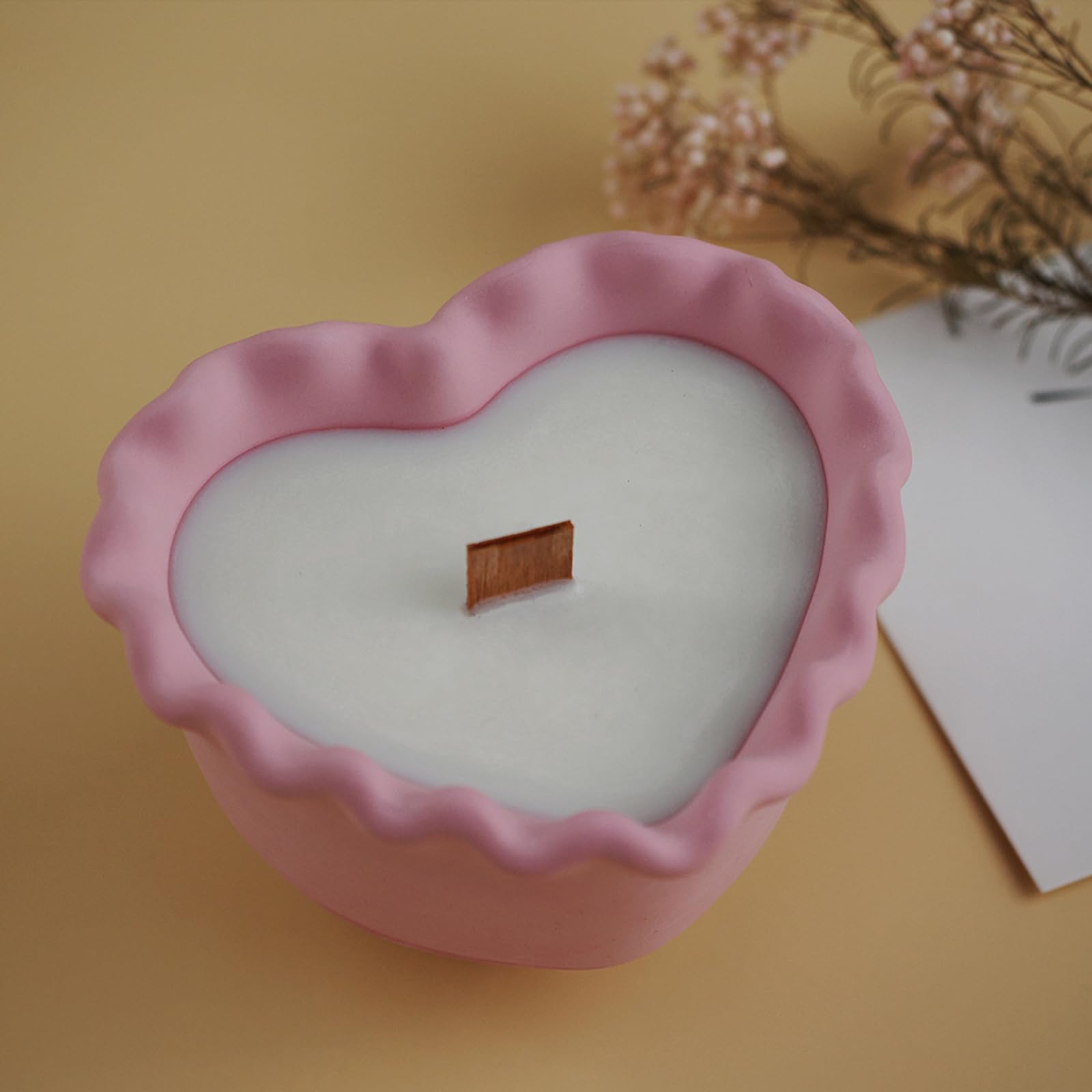 Silicone Candle Jar Molds - Creative Concrete Round Stripe Storage Box with Lid for DIY Candle Making, Flower Vase, Aromatherapy Decor - Perfect for Home Decor, Wedding Centerpieces & Gift Packaging