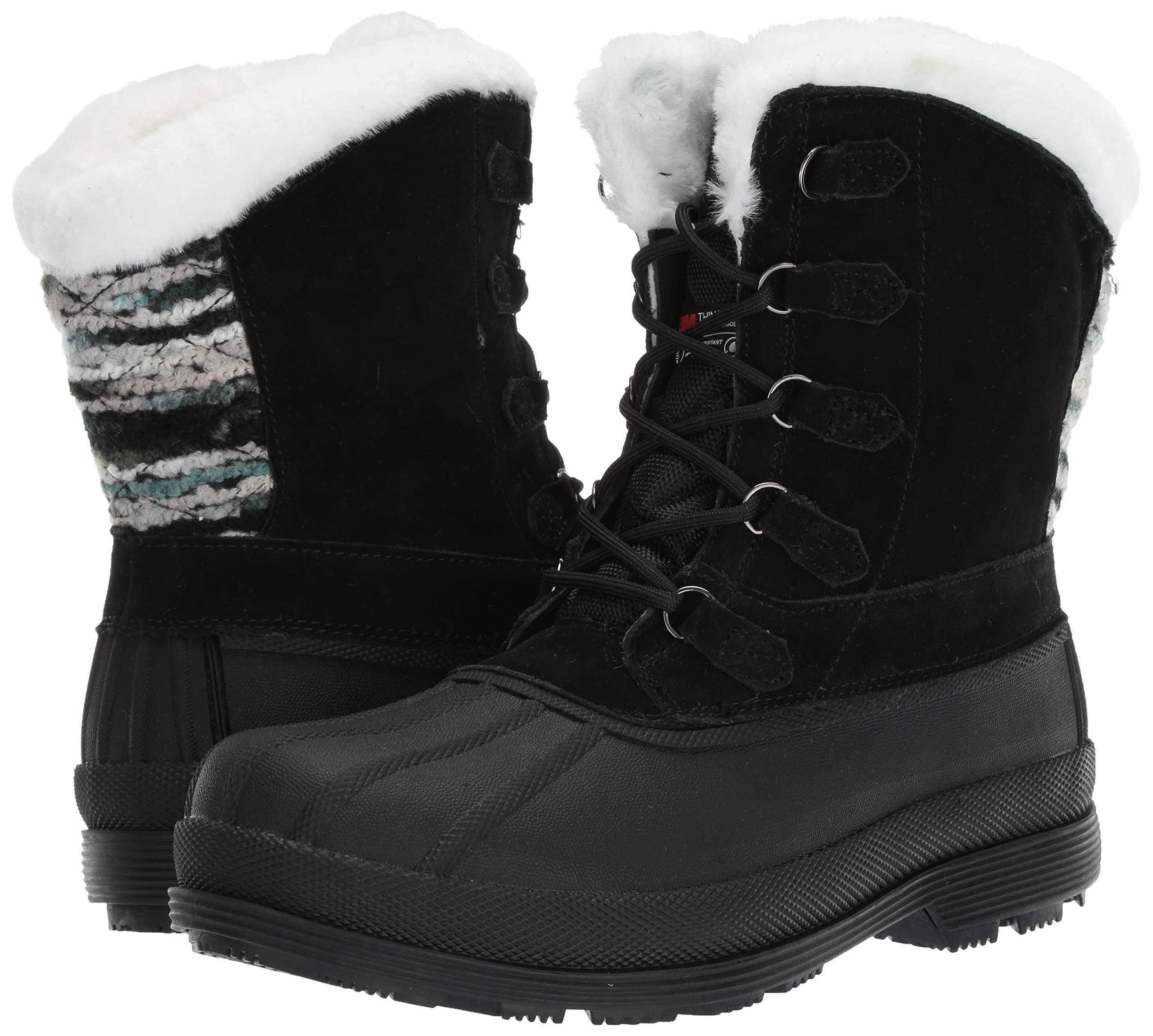 Propét Women's Lumi Tall Lace Boots - Comfortable Waterproof Winter Shoes for Women with Arch Support - Perfect for Snow, Hiking & Outdoor Activities