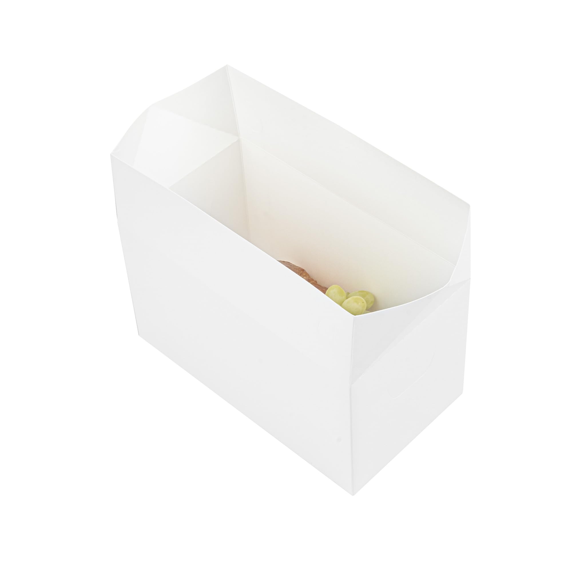 Restaurantware Bio Tek 80oz Eco-Friendly Takeout Containers - 400 Pack Rectangle Disposable Food Boxes with Secure Fast Closure | Leakproof & Greaseproof | Perfect for Burgers, Fried Chicken, Catering & Food Delivery Services