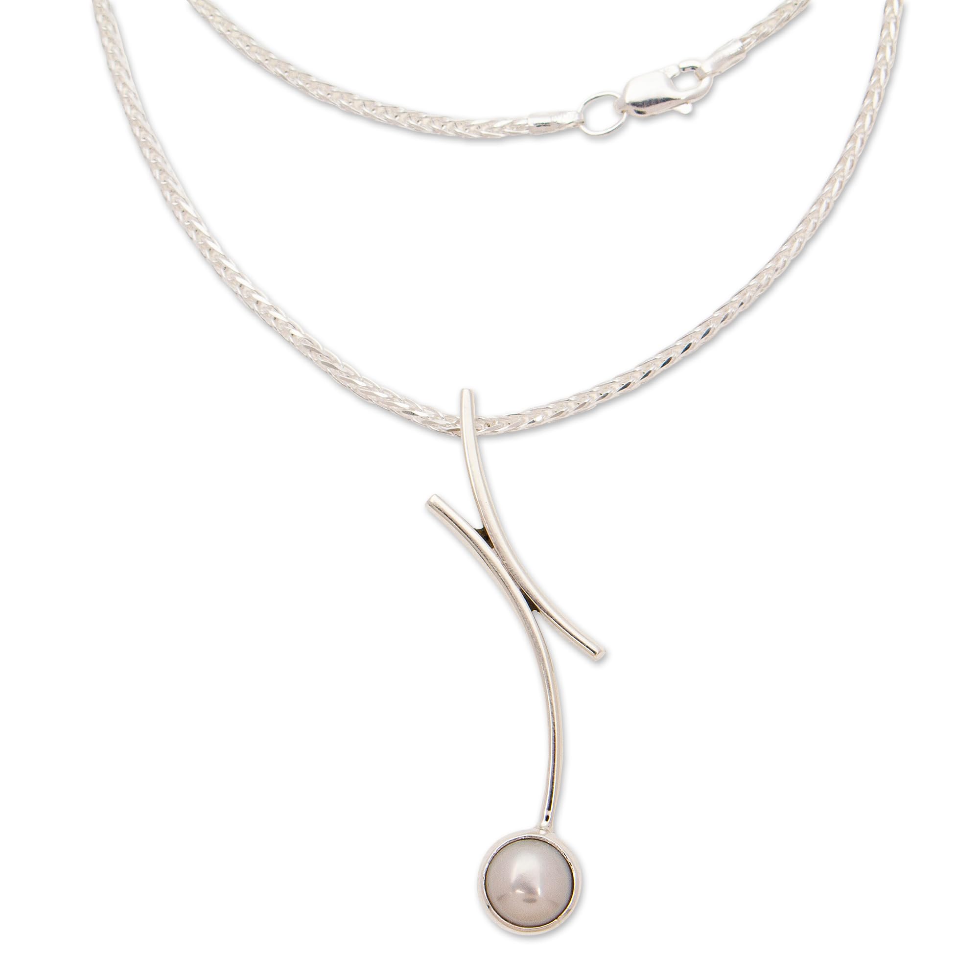 Freshwater Pearl Silver Choker Necklace - Elegant Jewelry for Special Occasions