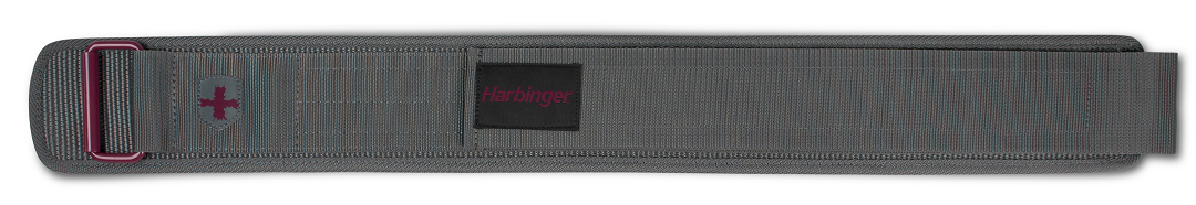 Harbinger Women's 4-Inch Nylon Workout Belt - Merlot Color for Weightlifting, Fitness & Cross Training