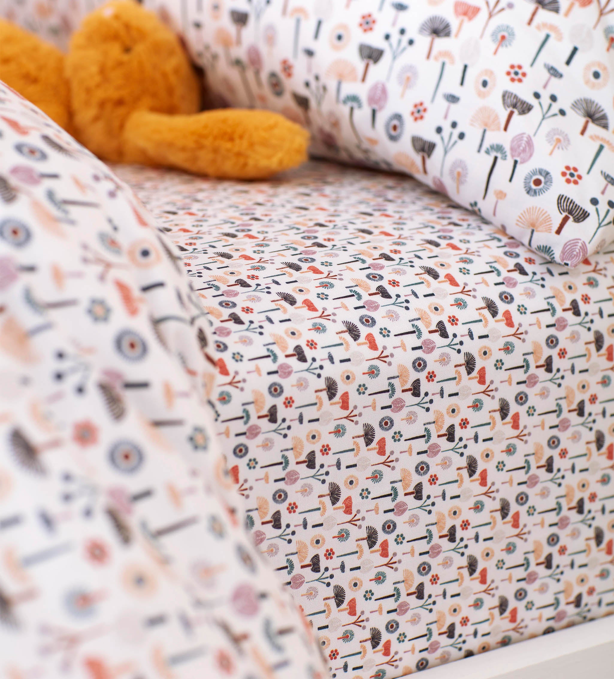 Molly Meadow 100% Organic Cotton Fitted Crib Sheet - Soft & Breathable Baby Bedding for Nursery, Daycare & Travel | Hypoallergenic & Eco-Friendly