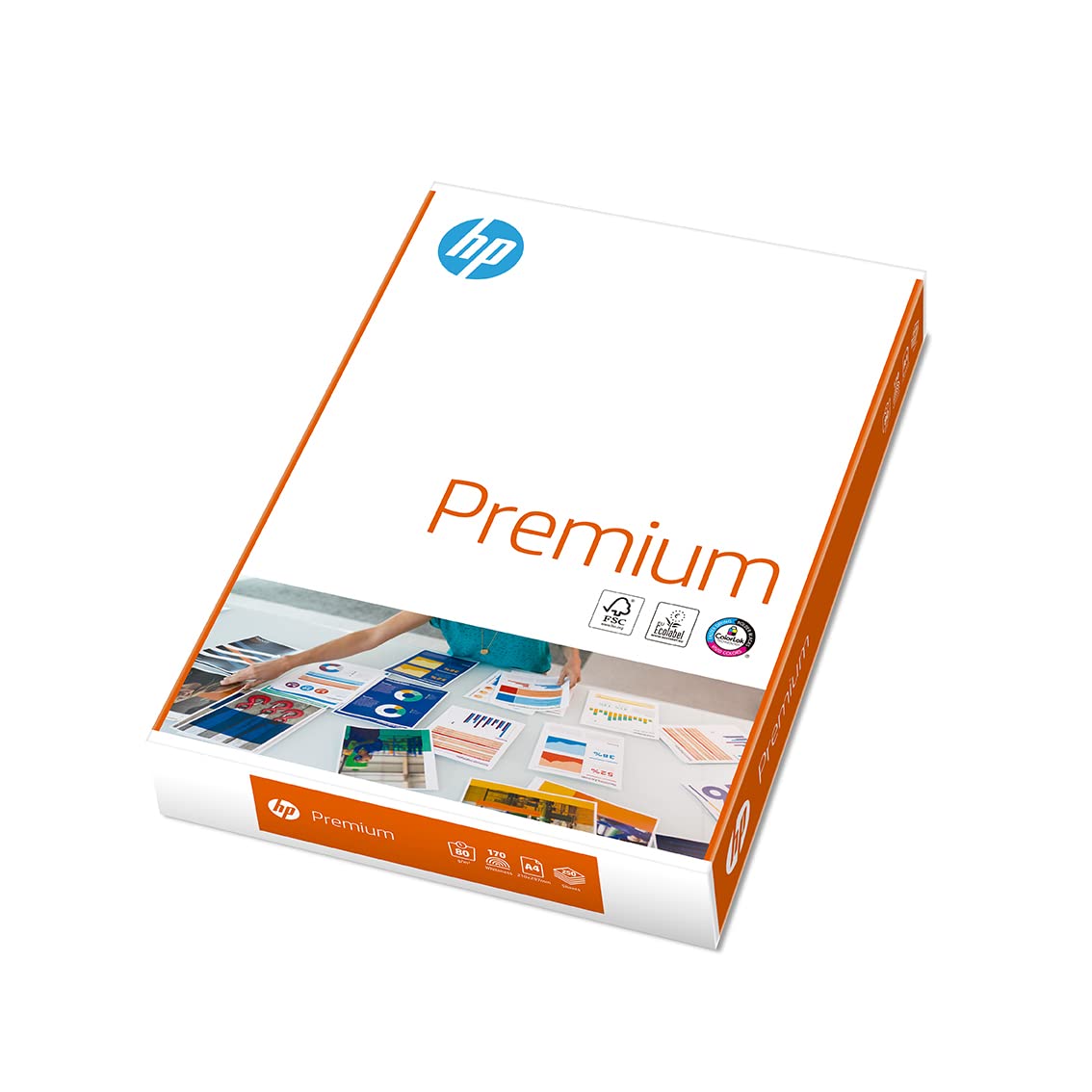HP CHP850 Premium A4 Paper 80 GSM FSC Certified - Ideal for Printing, Copying, Office Documents & School Projects
