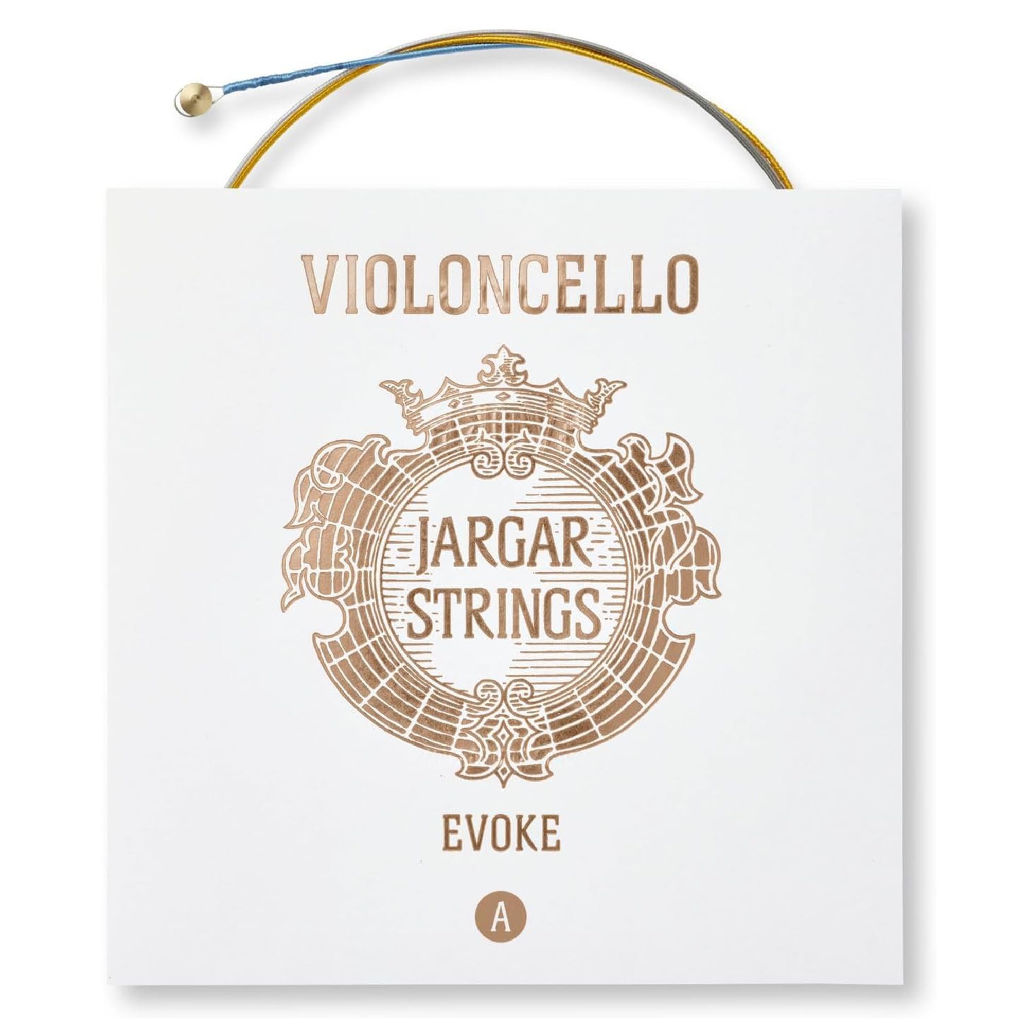 Jargar Evoke Cello A String - Professional Carbon Steel Core Cello Strings for Advanced Players | Bright, Focused Sound with Rich Timbre | Handcrafted in Denmark | Perfect for Solo Performances, Orchestras & Practice Sessions
