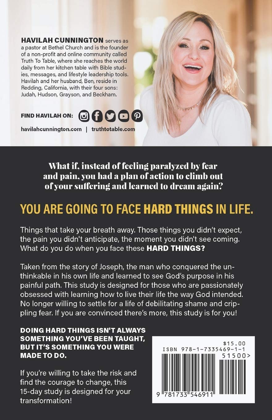 I Do Hard Things: Christian Bible Study Guide to Overcome Fear & Pain - Perfect for Personal Devotion & Small Group Discussions
