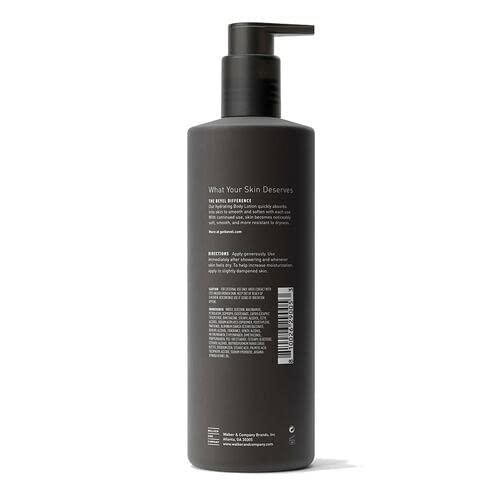 Bevel All Day Body Lotion for Men - Shea Butter & Argan Oil Moisturizer - Lightweight Hydrating Formula for Soft, Smooth Skin - 16 Oz (Packaging May Vary) - Ideal for Daily Use, Post-Shave & Dry Skin Care