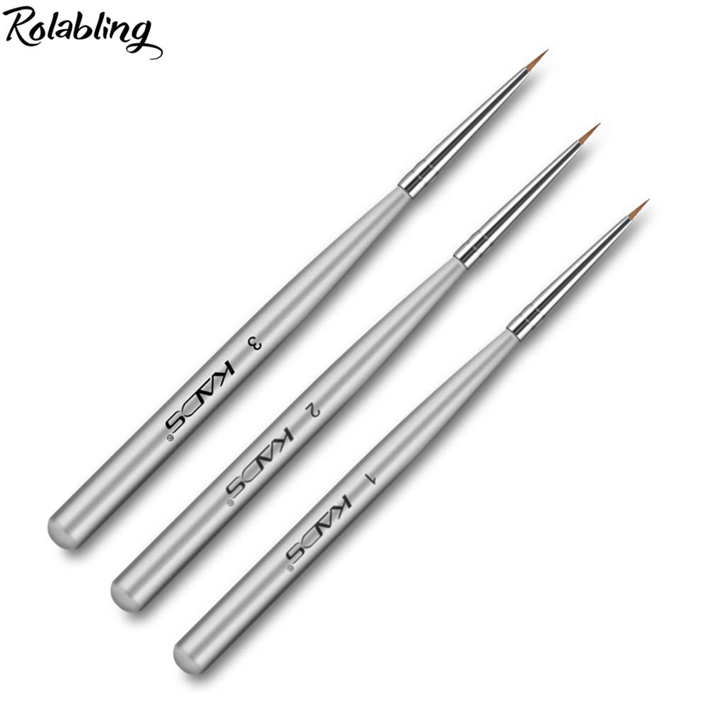 5Pcs Double-ended Nail Art Dotting Pens & 3Pcs Nail Art Drawing Brushes Set - Professional Nail Design Tools for Gel Polish, Acrylic Nails, DIY Manicure at Home or Salon