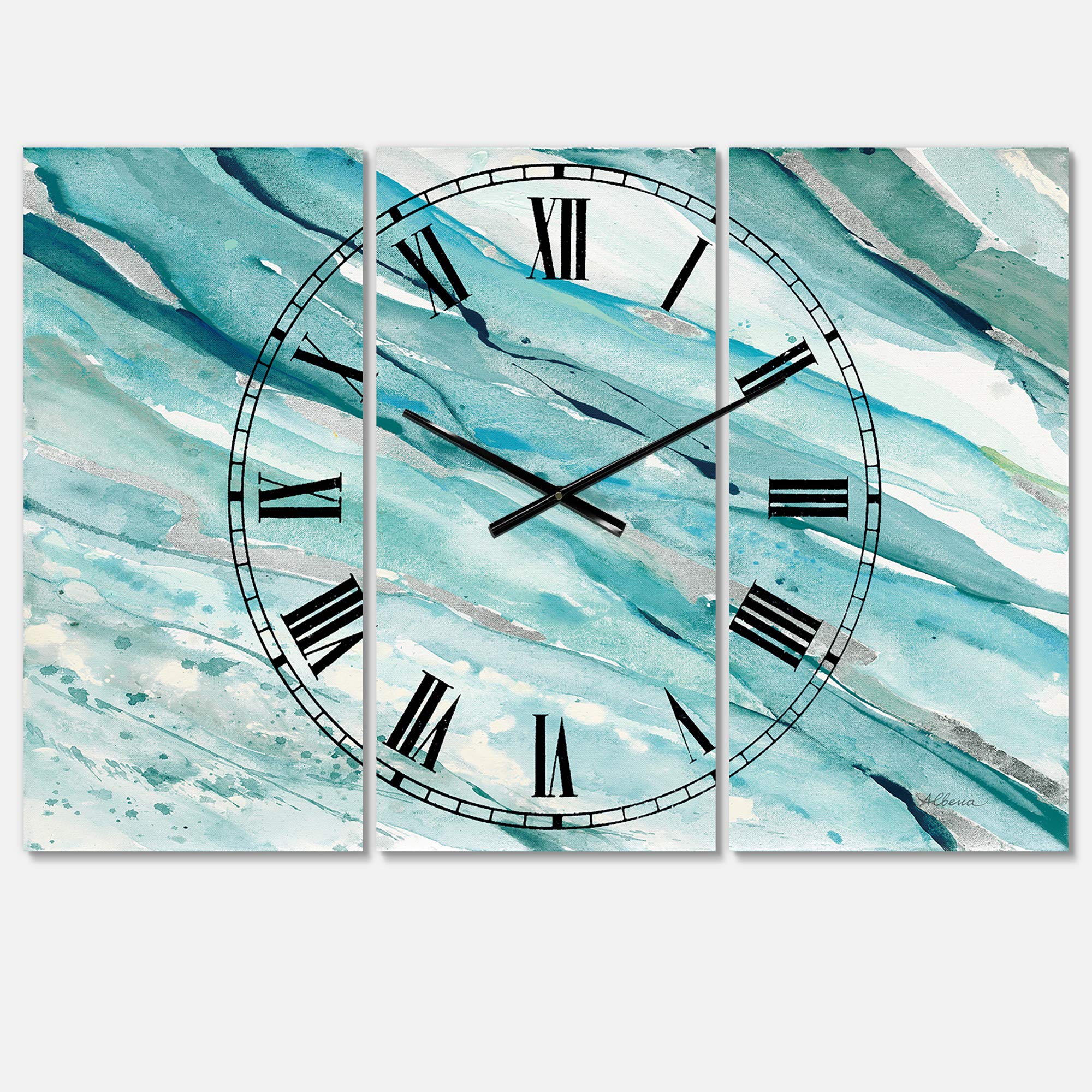 Designart Life On The Farm Wall Art - Rustic Cottage Style Round Metal Wall Clock for Home Decor | Perfect for Living Room, Bedroom & Office | Farmhouse Decor & Unique Gift Idea