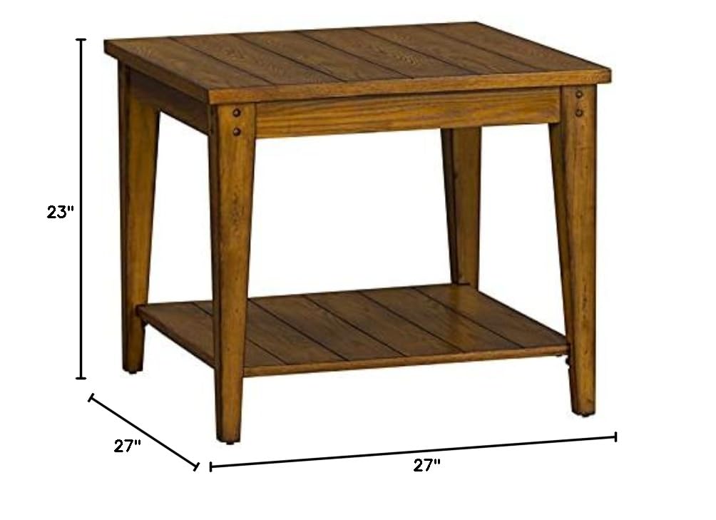Liberty Furniture Industries Lake House Square Lamp Table - 27