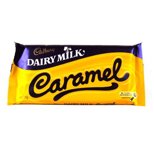 Cadbury Caramel Chocolate Bar 230g (8.1 oz) - Rich & Creamy Caramel Filled Chocolate - Perfect for Gifts, Parties & Snacking