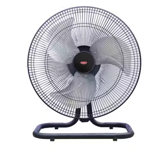 Europace EPF2203U 20 Inch Twin Turbo Power Floor Fan - High Velocity Cooling for Home, Office, and Outdoor Use