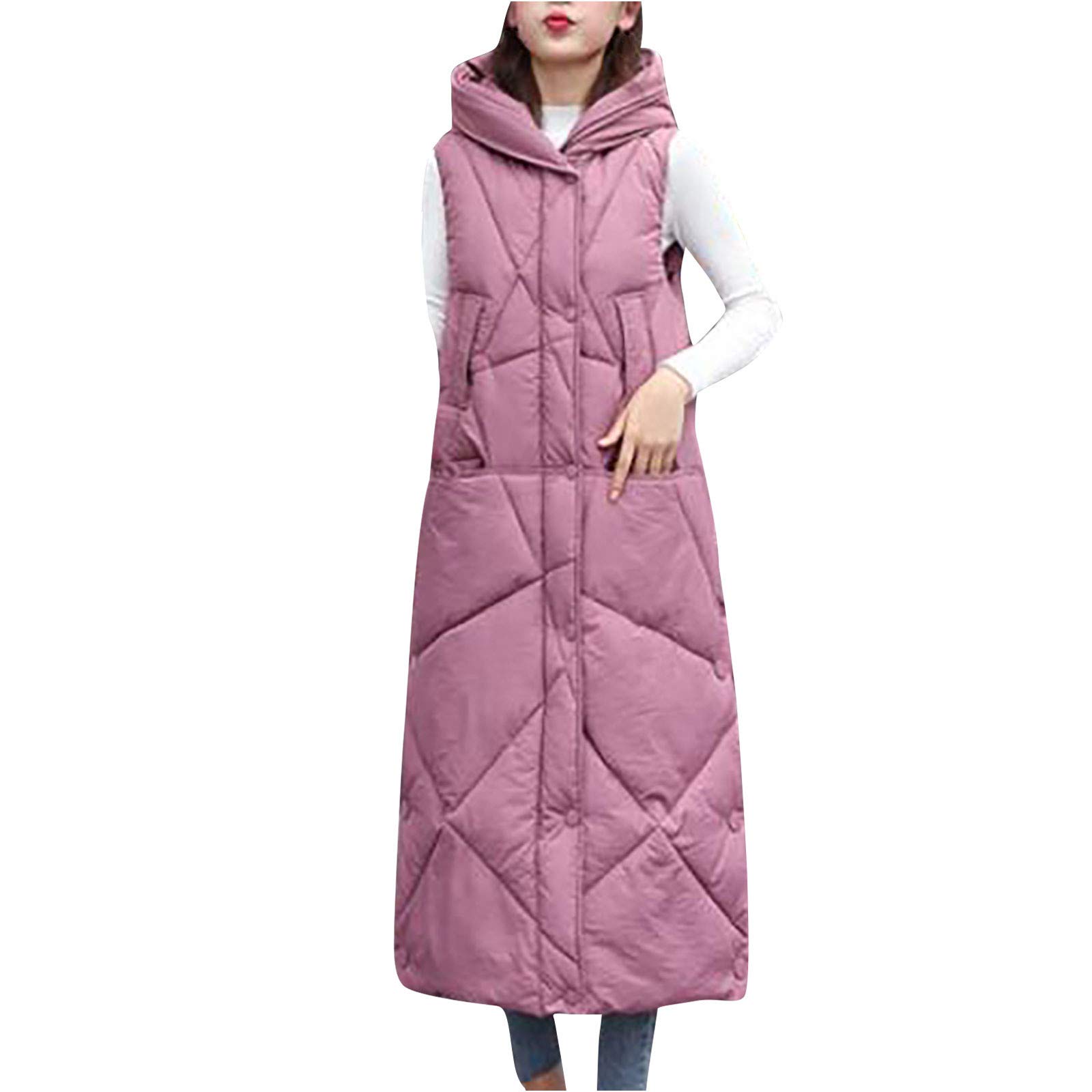 Women's Winter Fashion Thickened Medium-Length Down Cotton Jacket - Warm & Stylish Outerwear for Cold Weather, Daily Commute, and Outdoor Activities