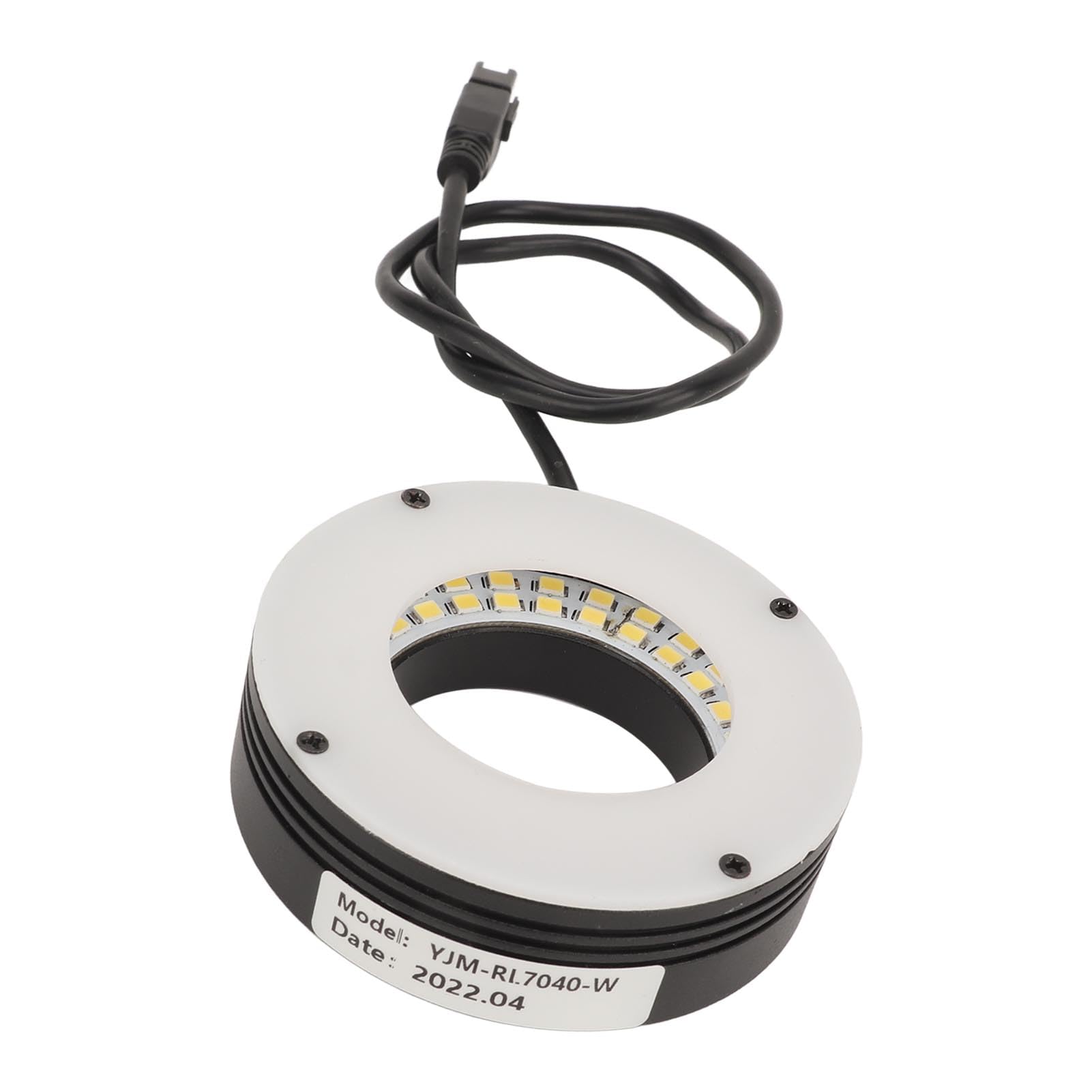 LED Ring Light for Stereo Microscopes - Bright & Focused Illuminator with 0° Angle - Perfect for Small Lathes, Jewelry Making & PCB Inspection