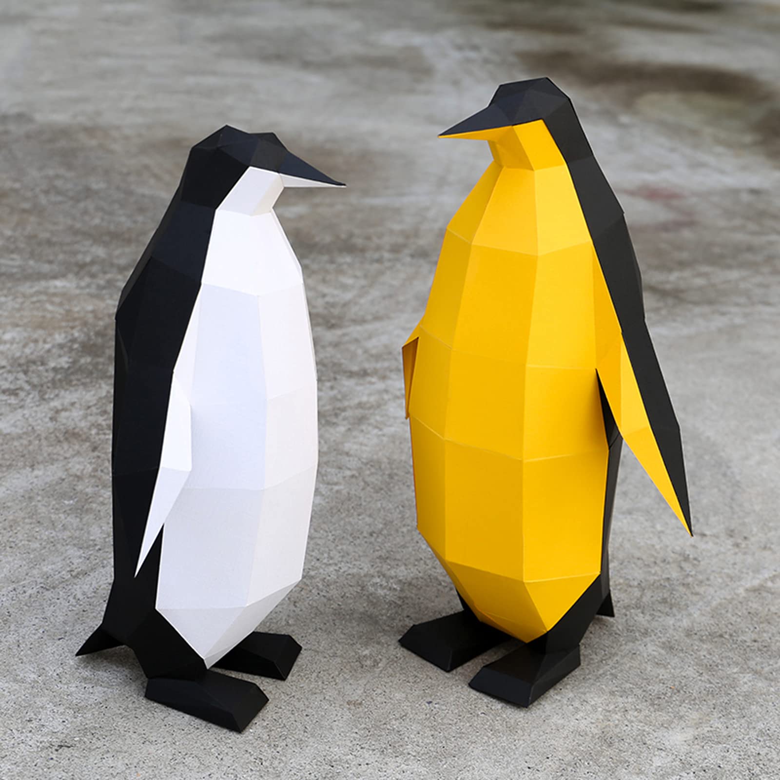3D Penguin Paper Trophy DIY - Creative Origami Puzzle for Party Decor