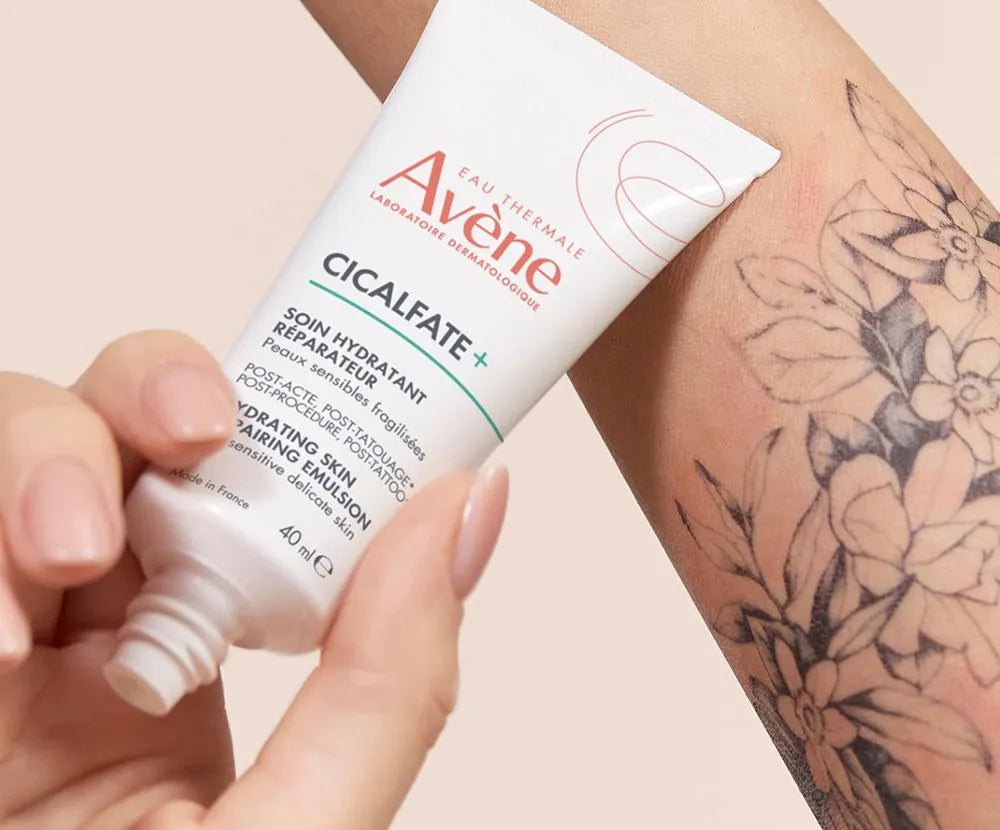 Avene Cicalfate+ Hydrating Emulsion - Soothing & Moisturizing Face Cream for Dry, Sensitive Skin | Post-Procedure Care & Daily Hydration