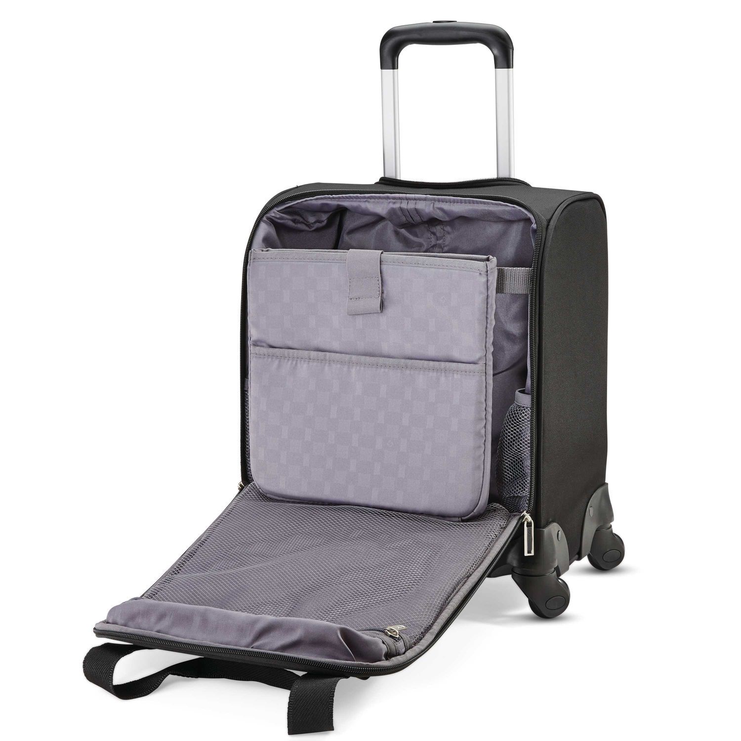 Samsonite Underseater Spinner Luggage with USB Charging Port - Perfect for Air Travel & Business Trips