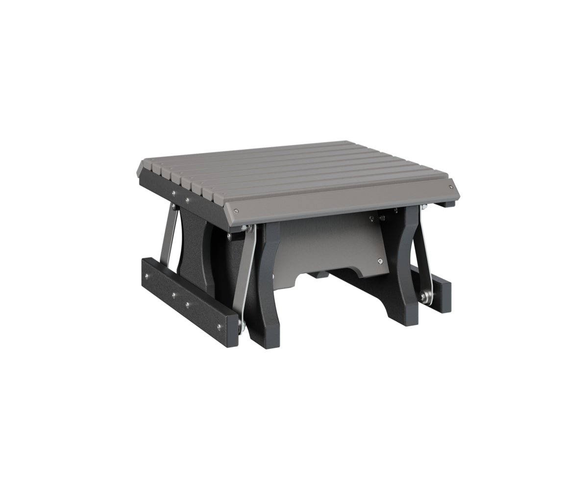Berlin Gardens Gliding Footstool - Adjustable Comfort Ottoman with Smooth Glide Motion - Perfect for Living Room, Bedroom or Office Relaxation