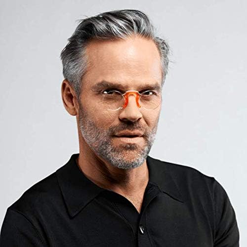 NOOZ Optics Unisex Armless Reading Glasses - Slim Lightweight Reading Glasses for Women & Men with Compact Case | Perfect for Reading, Travel & Everyday Use